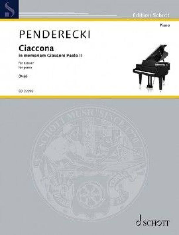 Krzysztof Penderecki - Ciaccona - In memoriam Giovanni Paolo II