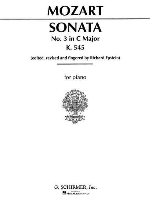 Hovedbilde Wolfgang Amadeus Mozart - Sonata No. 3 in C Major ...