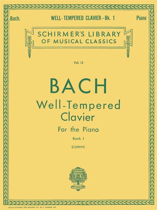 Johann Sebastian Bach - Well Tempered Clavier - Book 1