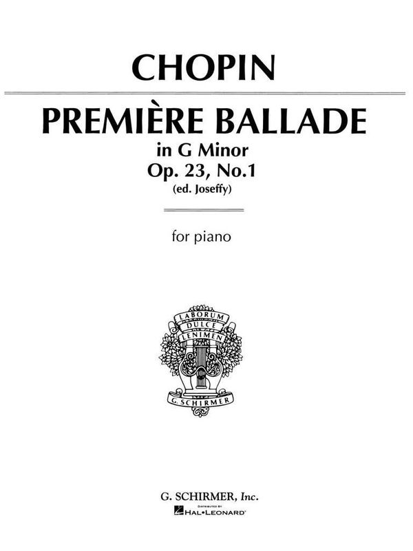 Frédéric Chopin - Ballade No.1 In G Minor Op.23