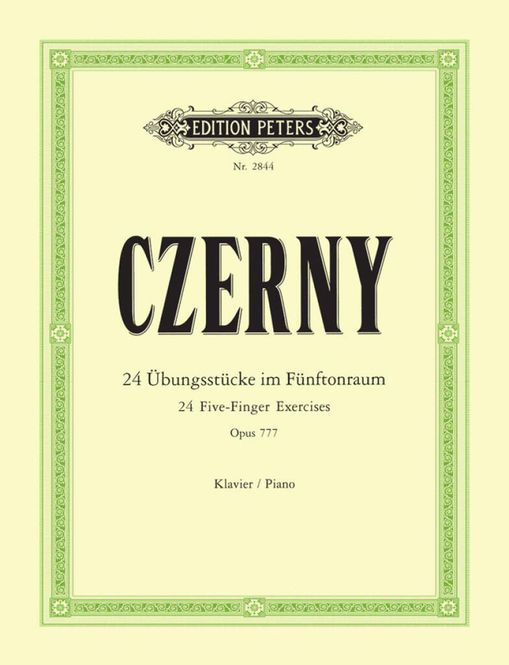 Hovedbilde Carl Czerny - 24 Five-Finger Excersises Opus 777