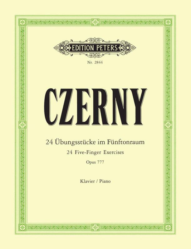 Carl Czerny - 24 Five-Finger Excersises Opus 777