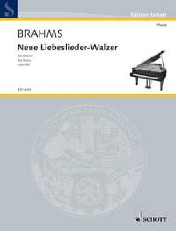 Johannes Brahms - New Songbook-Waltz op. 65