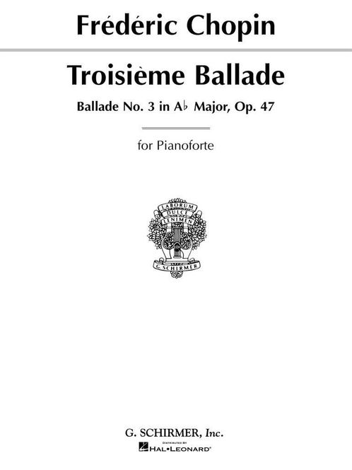 Hovedbilde Frédéric Chopin - Ballade No.3 In A Flat Major Op.47