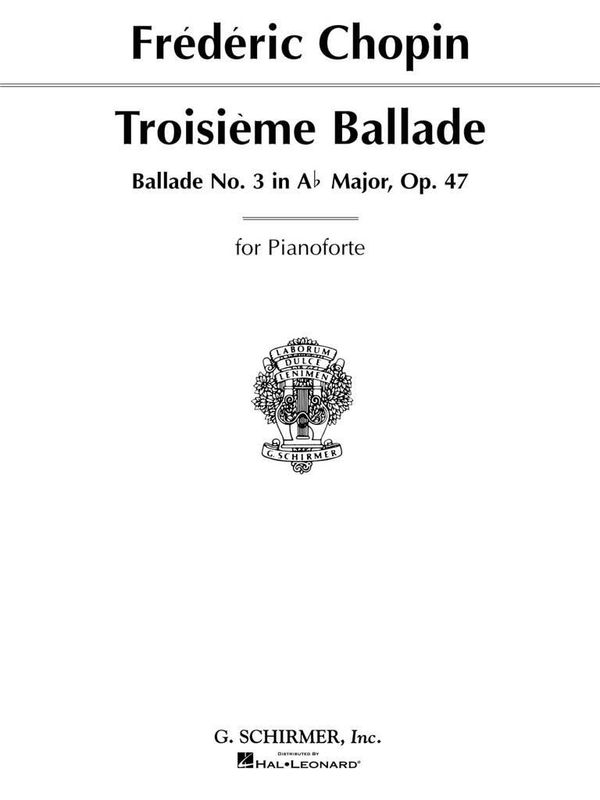 Frédéric Chopin - Ballade No.3 In A Flat Major Op.47