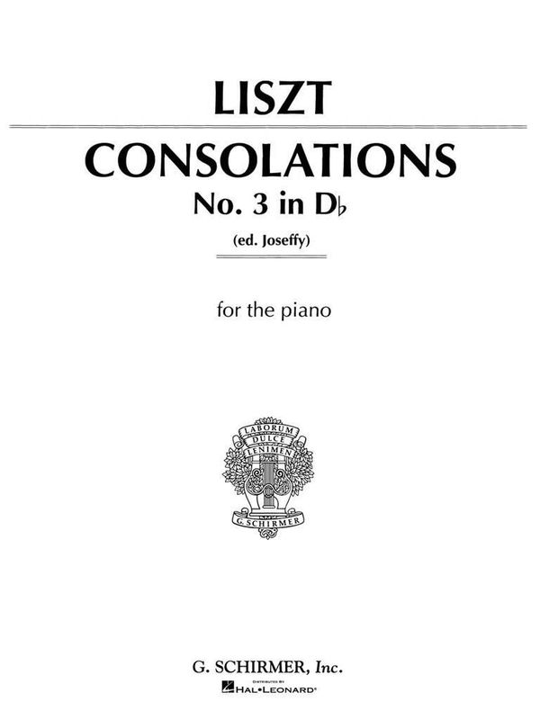 Franz Liszt - Consolation No.3 In D Flat