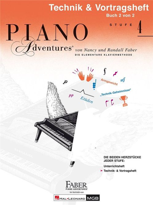 Hovedbilde Piano Adventures: Technik- & Vortragsheft Stufe 4