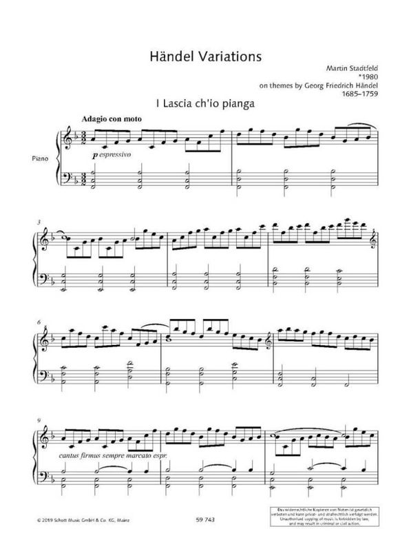 Martin Stadtfeld - Händel Variations
