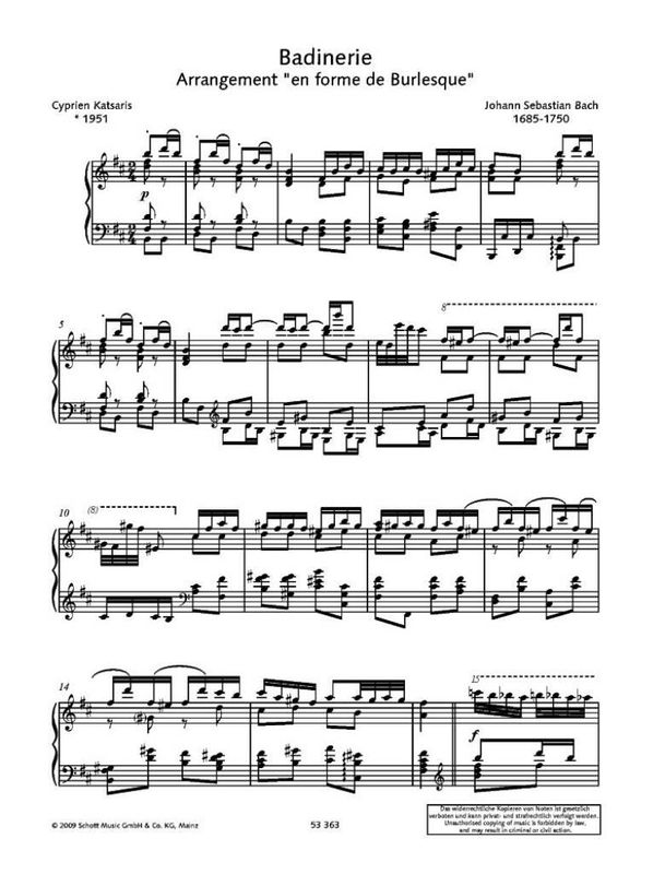 Johann Sebastian Bach - Badinerie