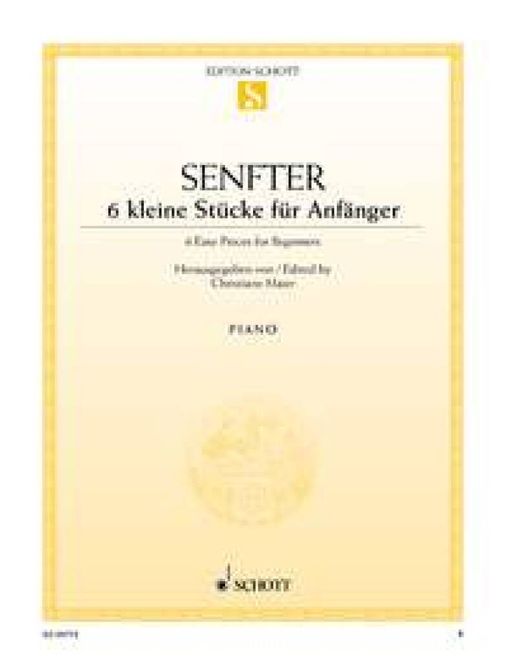 Hovedbilde Johanna Senfter - 6 kleine Stücke für Anfänger o. ...