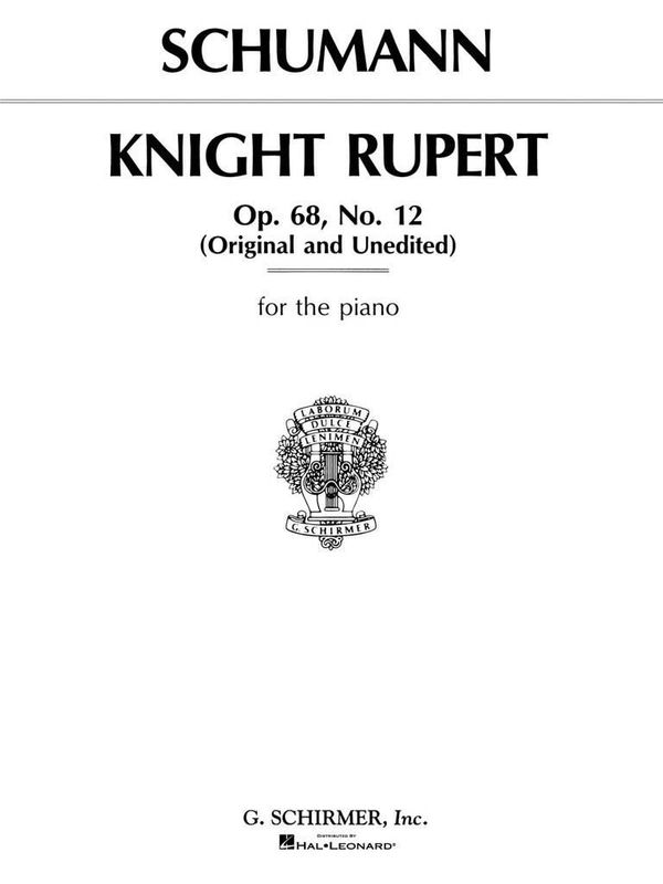 Robert Schumann - Knecht Ruprecht (Knight Rupert) No. 12