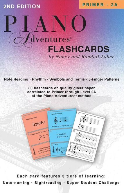 Hovedbilde Piano Adventures Flashcards In-a-Box for Primer ...