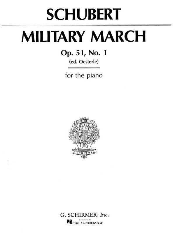 Franz Schubert - Military March, Op. 51, No. 1