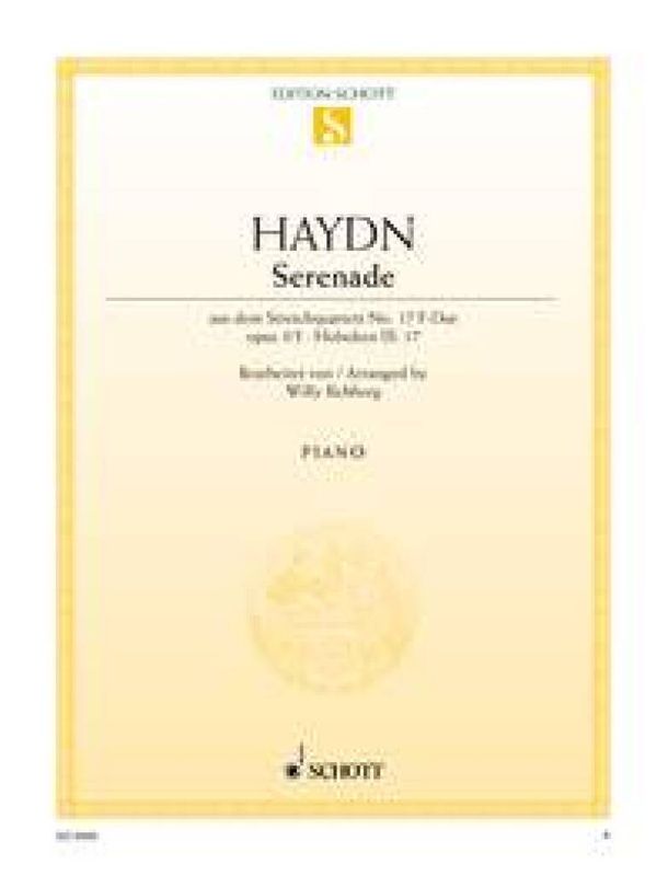 Franz Joseph Haydn - Serenade Opus 3/5