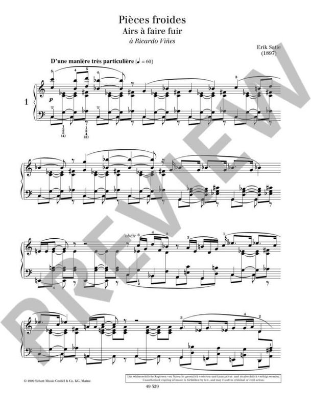 Erik Satie - Satie Piano Works Vol.3