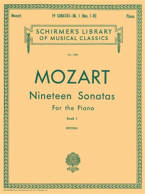Hovedbilde Wolfgang Amadeus Mozart - 19 Sonatas - Book 1