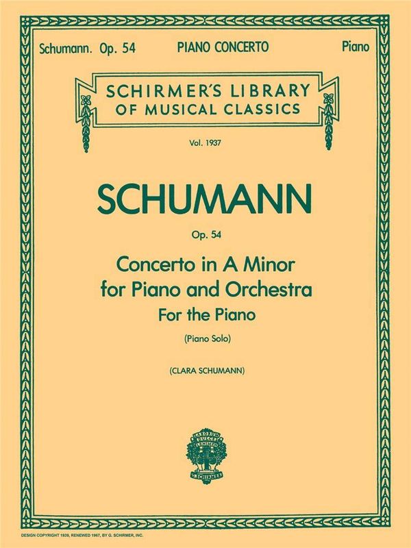 Robert Schumann - Piano Concerto In A Minor Op.54