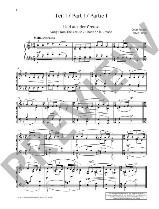 Leichte Klaviermusik Romantik 1