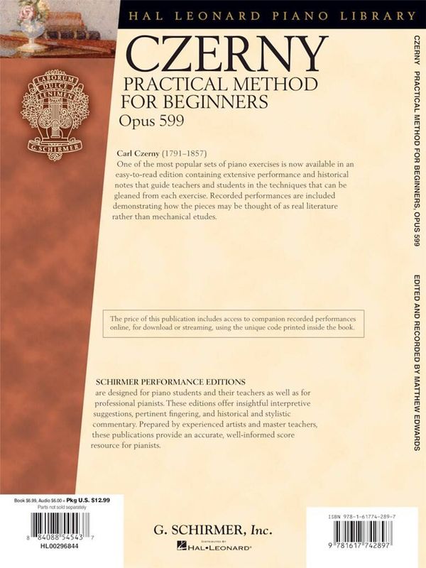 Carl Czerny - Practical Method For Beginners Op.599