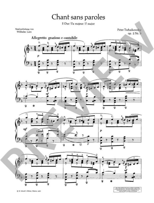 Pyotr Ilyich Tchaikovsky - Ausgewahlte Werke