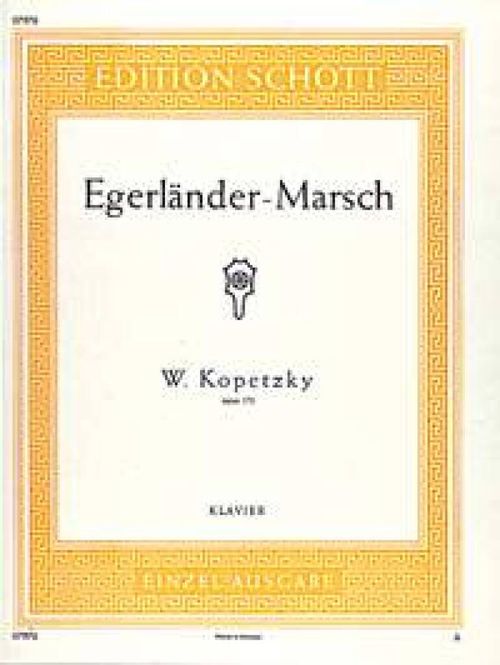 Hovedbilde Wendelin Kopetzky - Egerländer-Marsch op. 172
