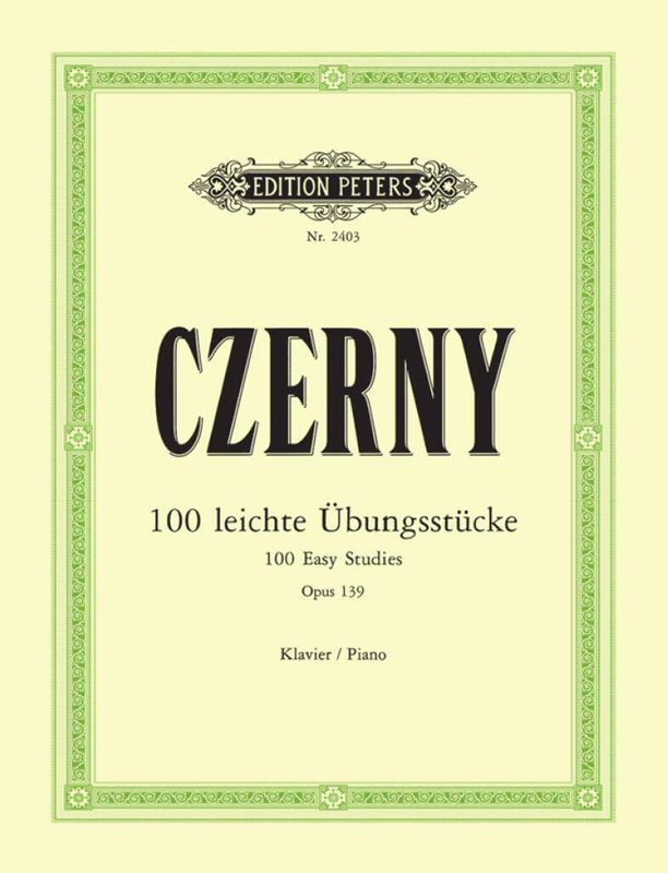 Carl Czerny - Ubungsstucke(100) Op.139