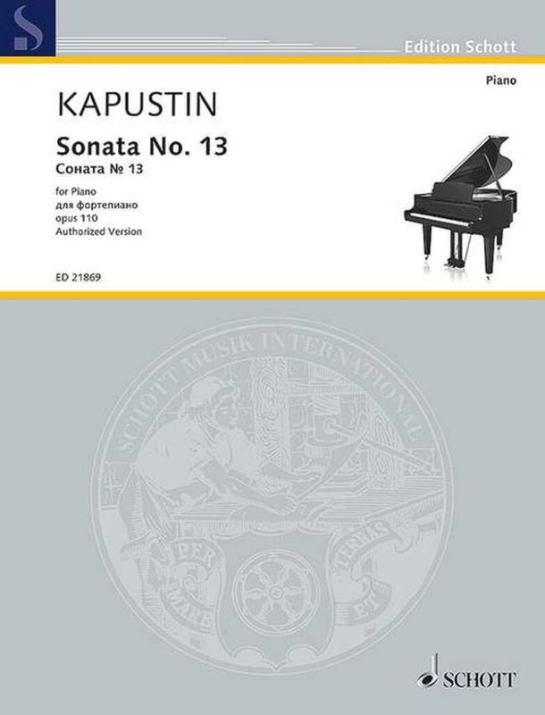 Nikolai Kapustin - Sonata No. 13 op. 110