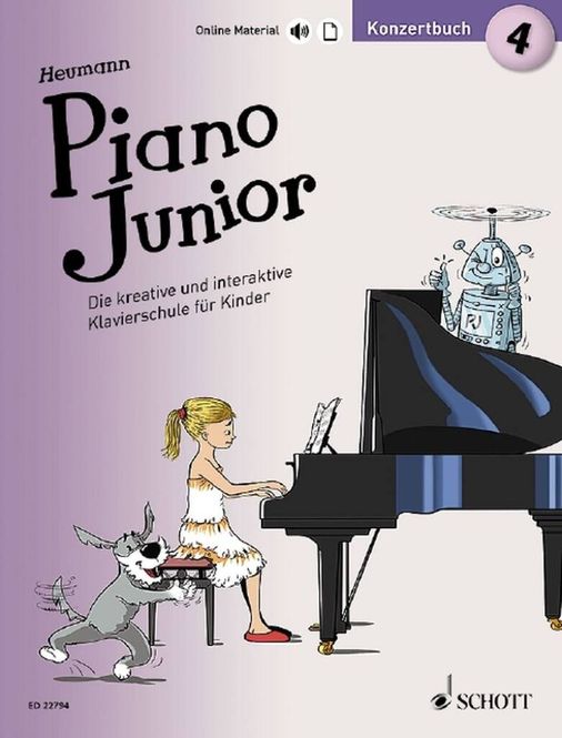 Hovedbilde Hans-Günter Heumann - Piano Junior: Konzertbuch 4 ...