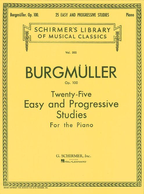 Hovedbilde Friedrich Burgmüller - Twenty-Five Easy and Progressive Studies 