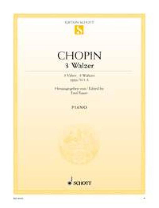 Hovedbilde Frédéric Chopin - Walsen(3) Opus 70