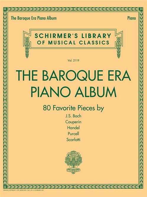 Hovedbilde The Baroque Era Piano Album