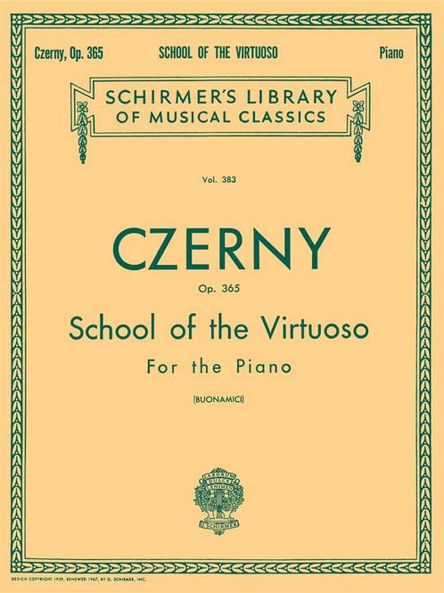 Hovedbilde Carl Czerny - School of the Virtuoso, Op. 365