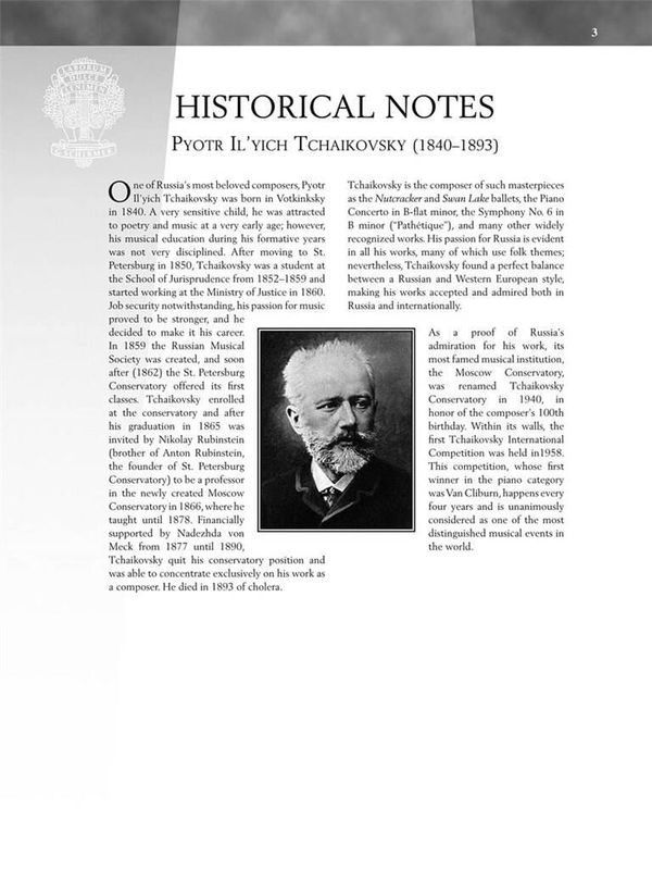 Pyotr Ilyich Tchaikovsky - The Seasons, OP. 37bis