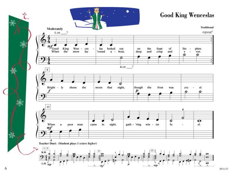 Piano Adventures Christmas Book Primer Level