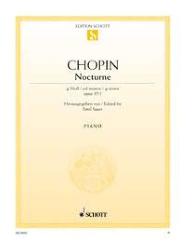 Frédéric Chopin - Nocturne 1 G Opus 37