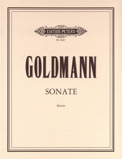 Hovedbilde Friedrich Goldmann - Piano Sonata