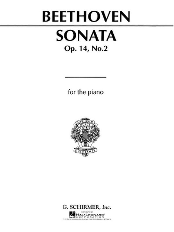 Ludwig van Beethoven - Sonata in G Major, Op. 14, No. 2