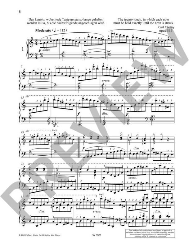 Carl Czerny - School of Legato and Staccato op. 335