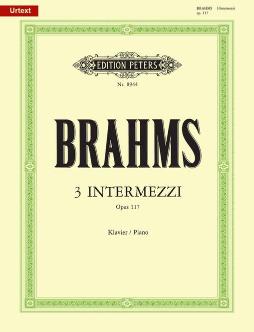 Hovedbilde Johannes Brahms - 3 Intermezzi Op.117