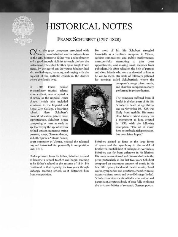 Franz Schubert - Schubert - Four Impromptus, D. 899 (0p. 90)