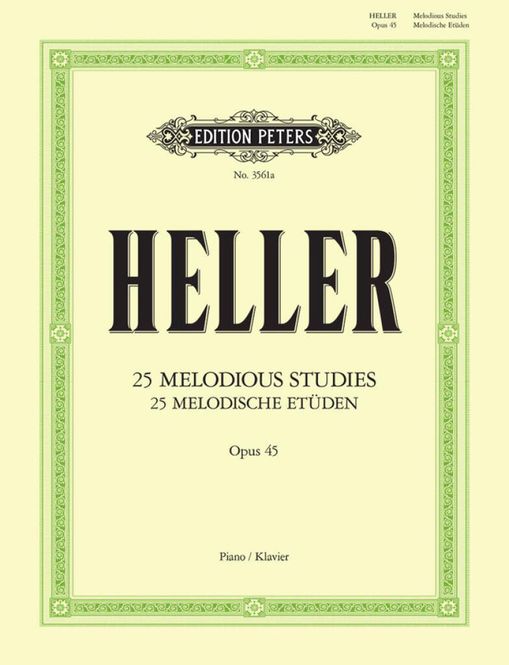 Hovedbilde Stephen Heller - 25 Melodious Studies Op. 45