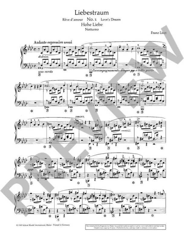 Franz Liszt - Liebestraum 1