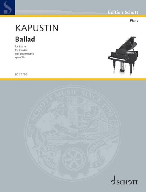 Hovedbilde Nikolai Kapustin - Ballad op. 94