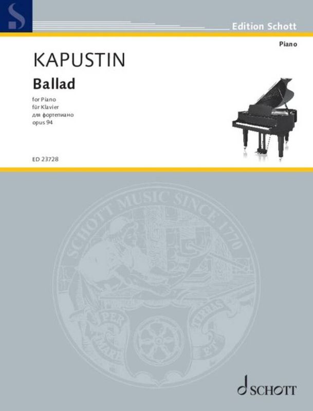 Nikolai Kapustin - Ballad op. 94