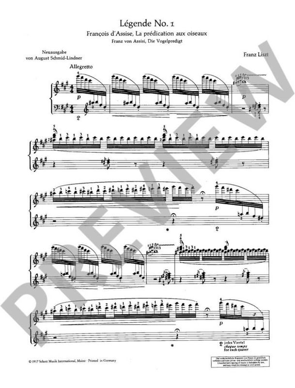 Franz Liszt - Legende