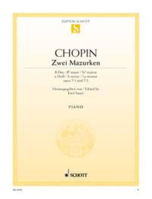 Hovedbilde Frédéric Chopin - Mazurkas(2) B/A Opus 7/1-2