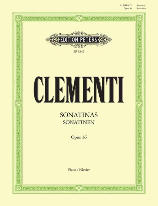 Hovedbilde Muzio Clementi - 6 Sonatinen Op.36