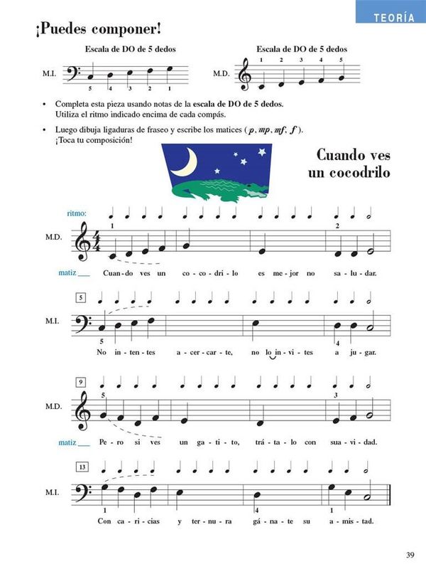 Piano Adventures: Lecciones y Teoría Nivel 3 