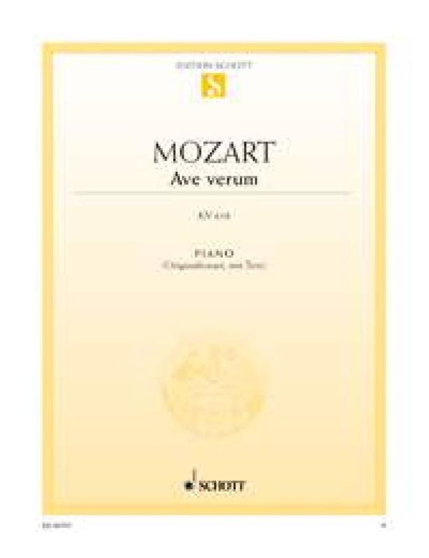 Wolfgang Amadeus Mozart - Ave Verum Kv618