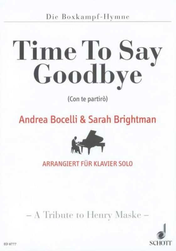 Andrea Bocelli - Time to say Goodbye - Con te partirò